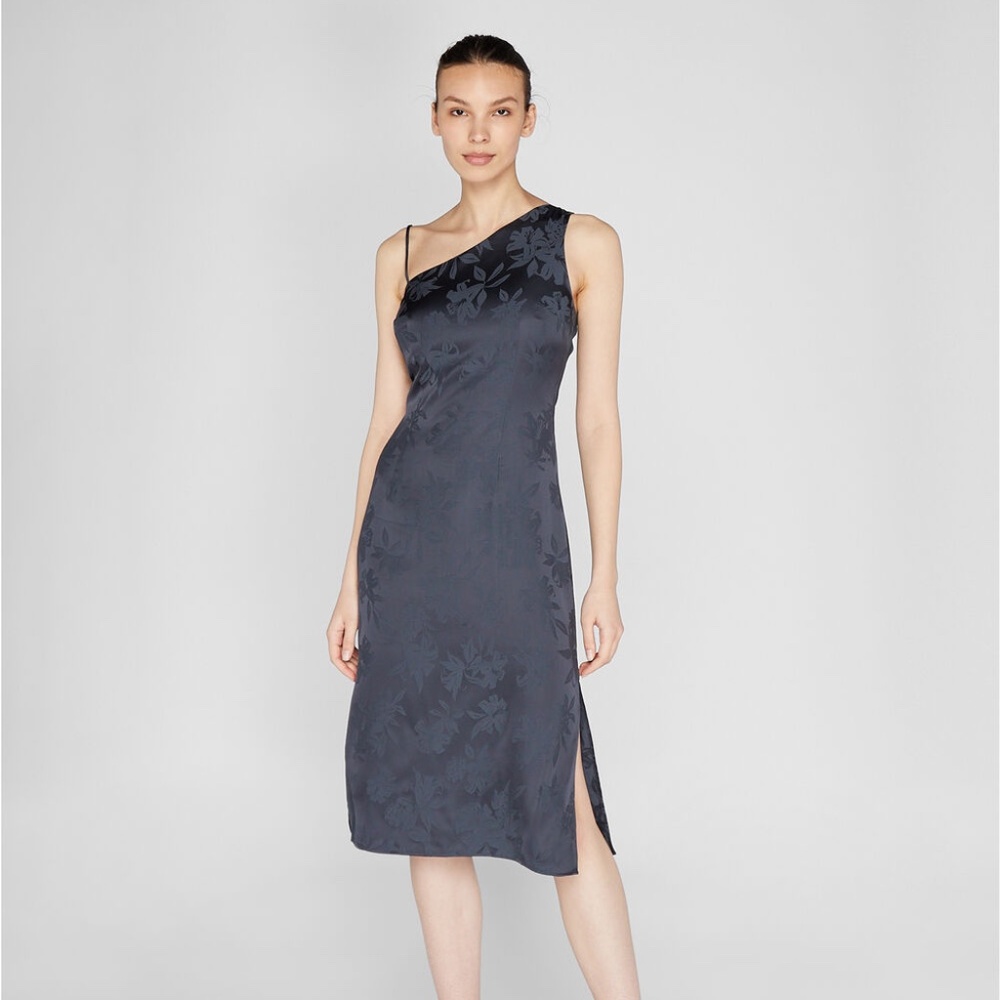 Club Monaco Asymmetrical Slip Dress